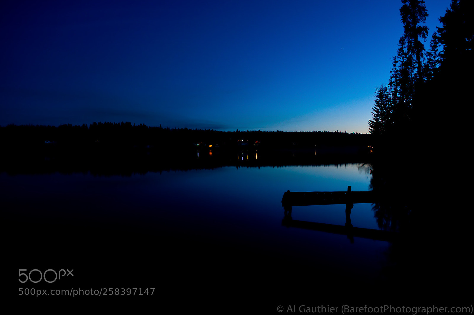 Nikon D300 sample photo. Deka lake after sunset photography