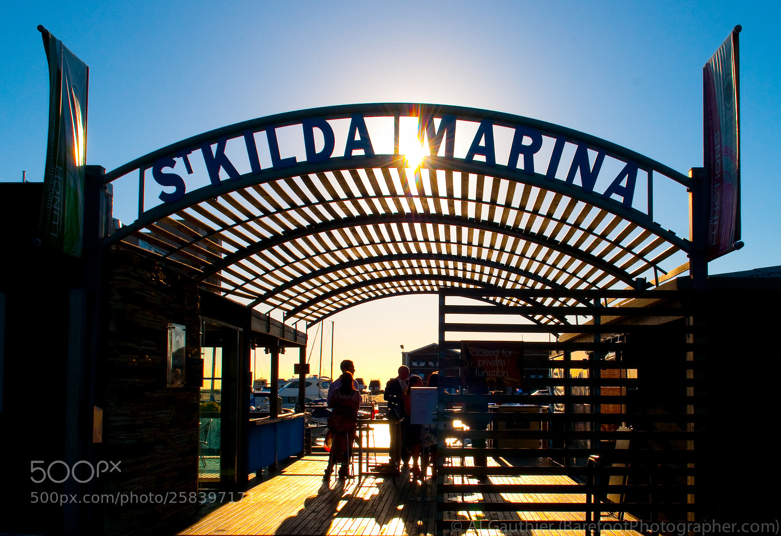 Nikon D300 sample photo. St kilda marina photography