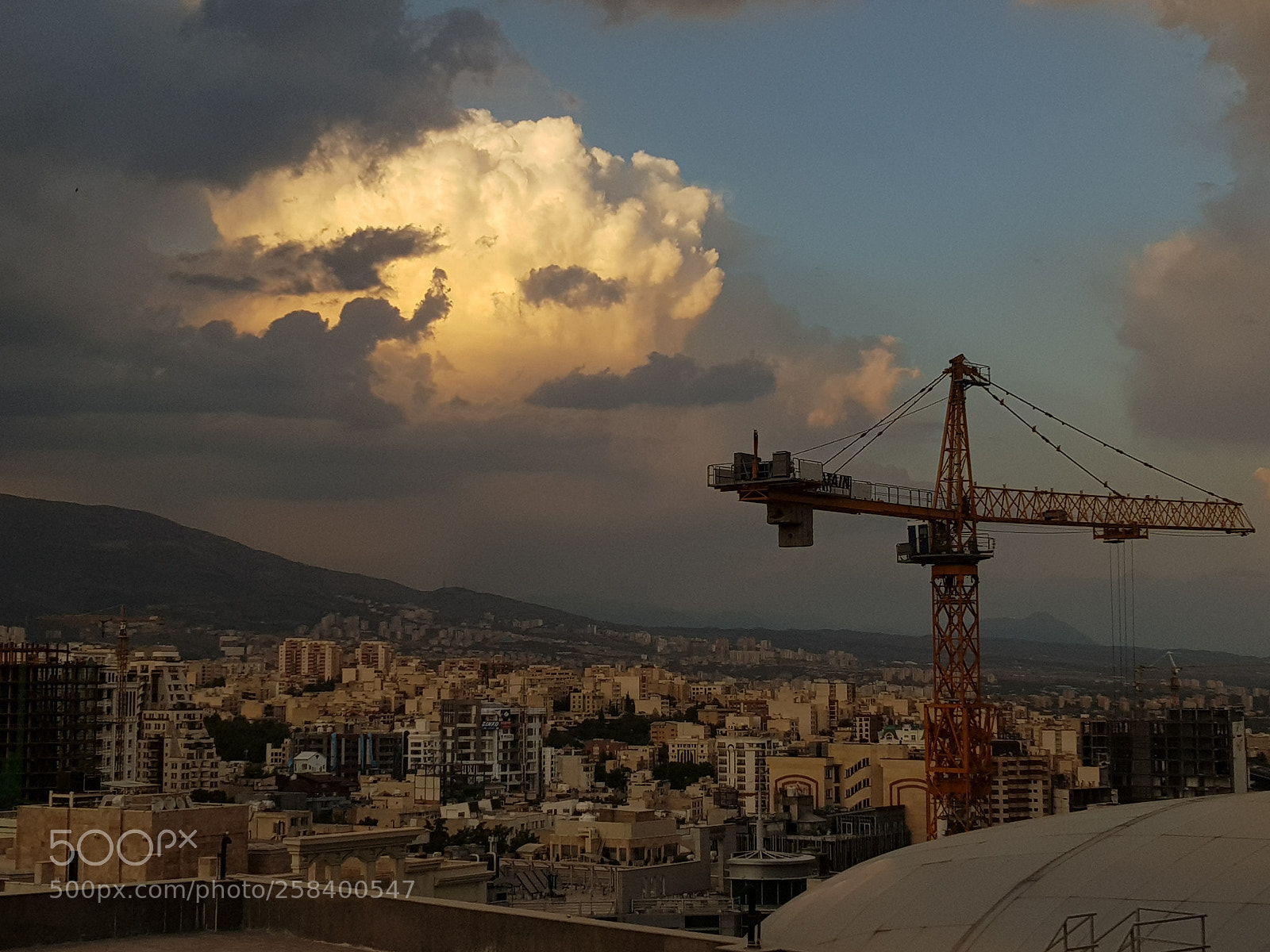 Samsung Galaxy S8 sample photo. Tehran sky photography