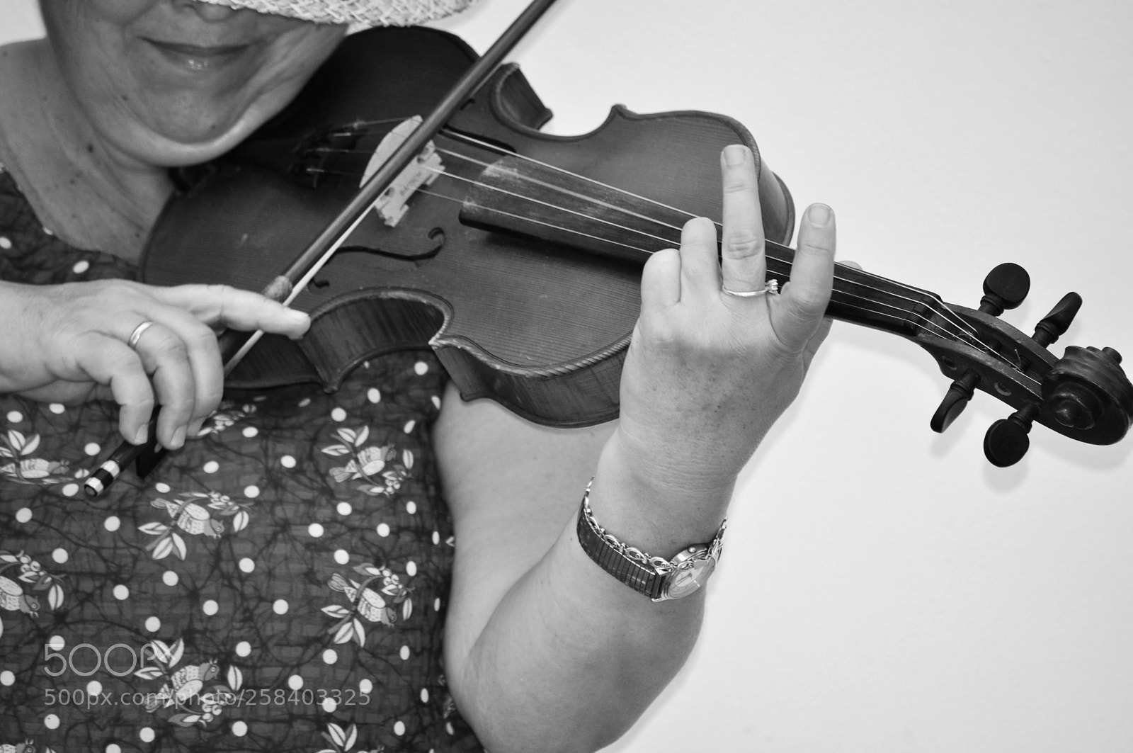 Nikon D5000 sample photo. Playing the violin photography