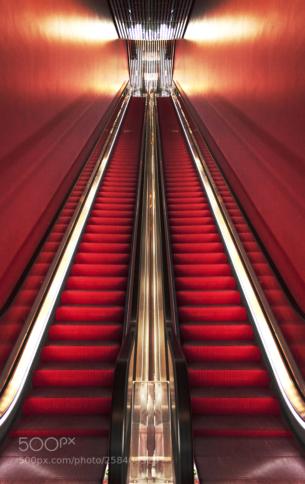Nikon D5000 sample photo. Escalators photography