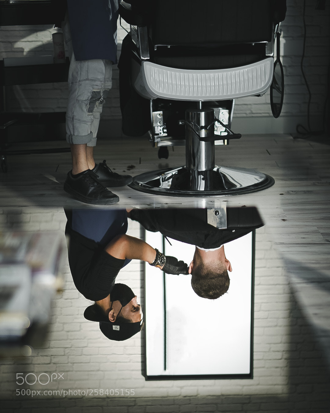 Sony a6300 sample photo. The barber's mirror photography