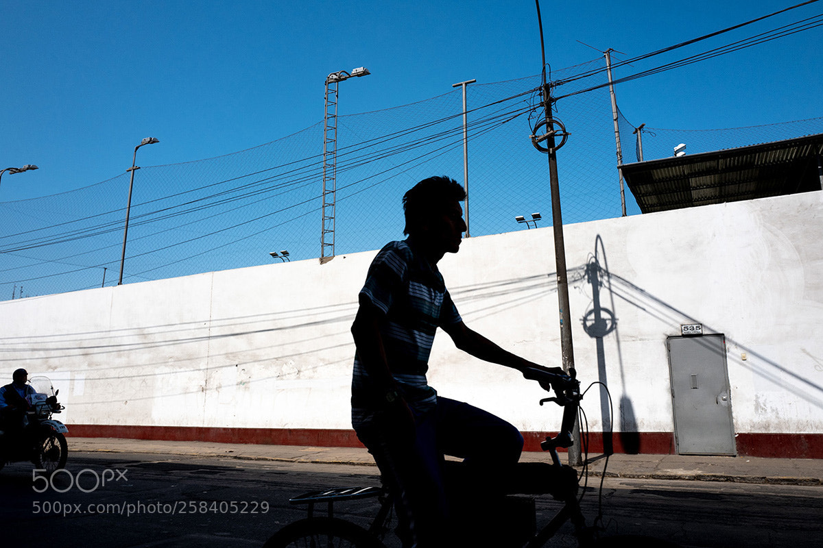 Leica Q (Typ 116) sample photo. Biker silhouette photography