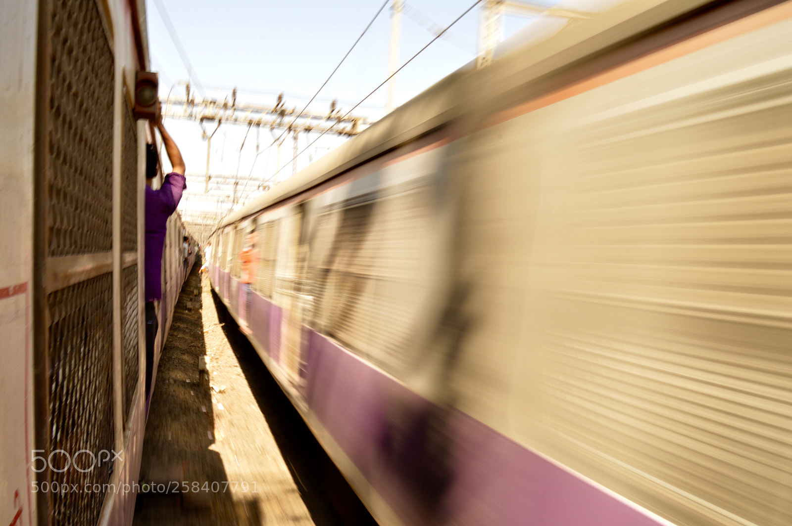 Nikon D3200 sample photo. On the train photography