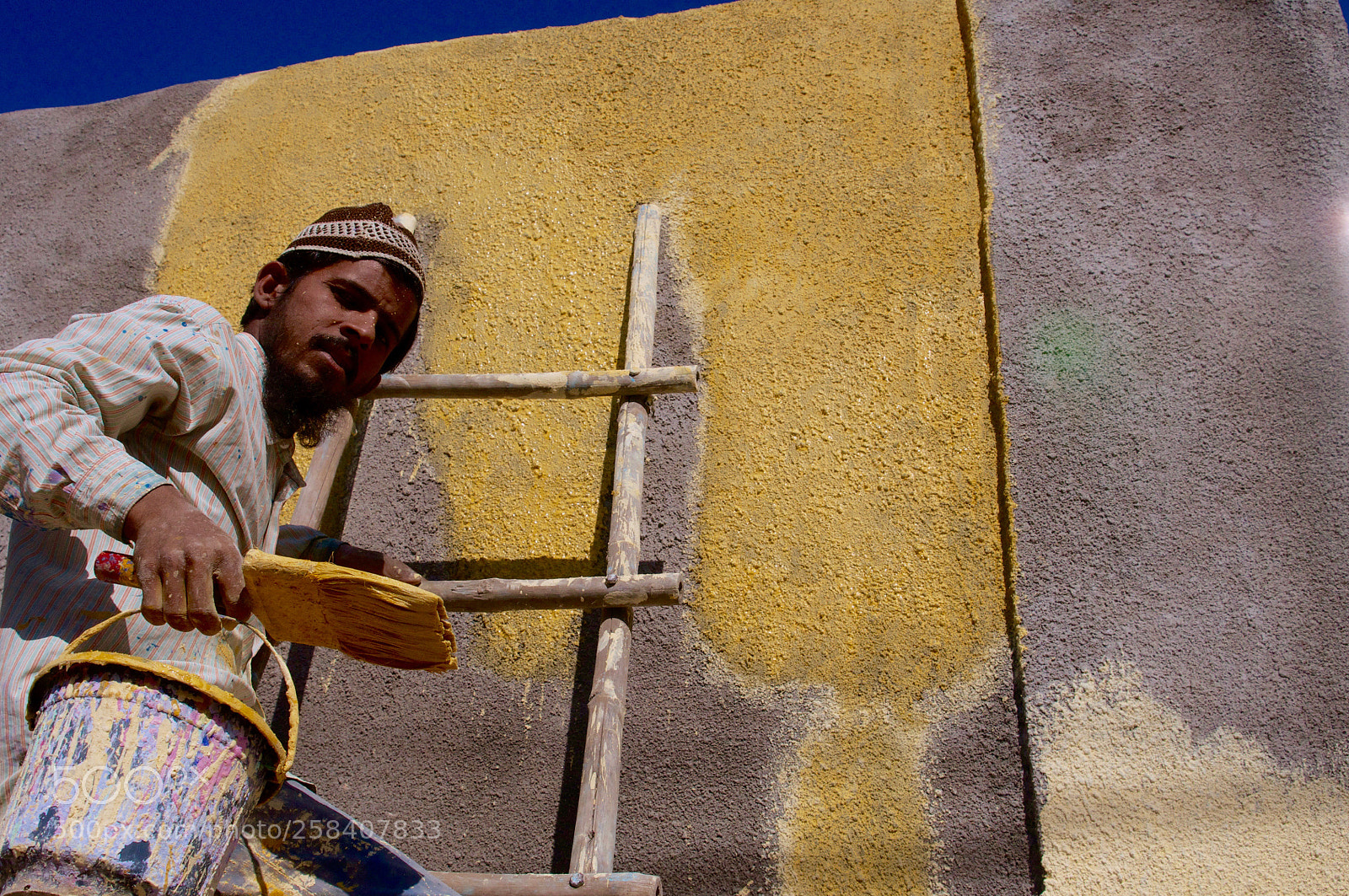 Nikon D90 sample photo. Painter photography
