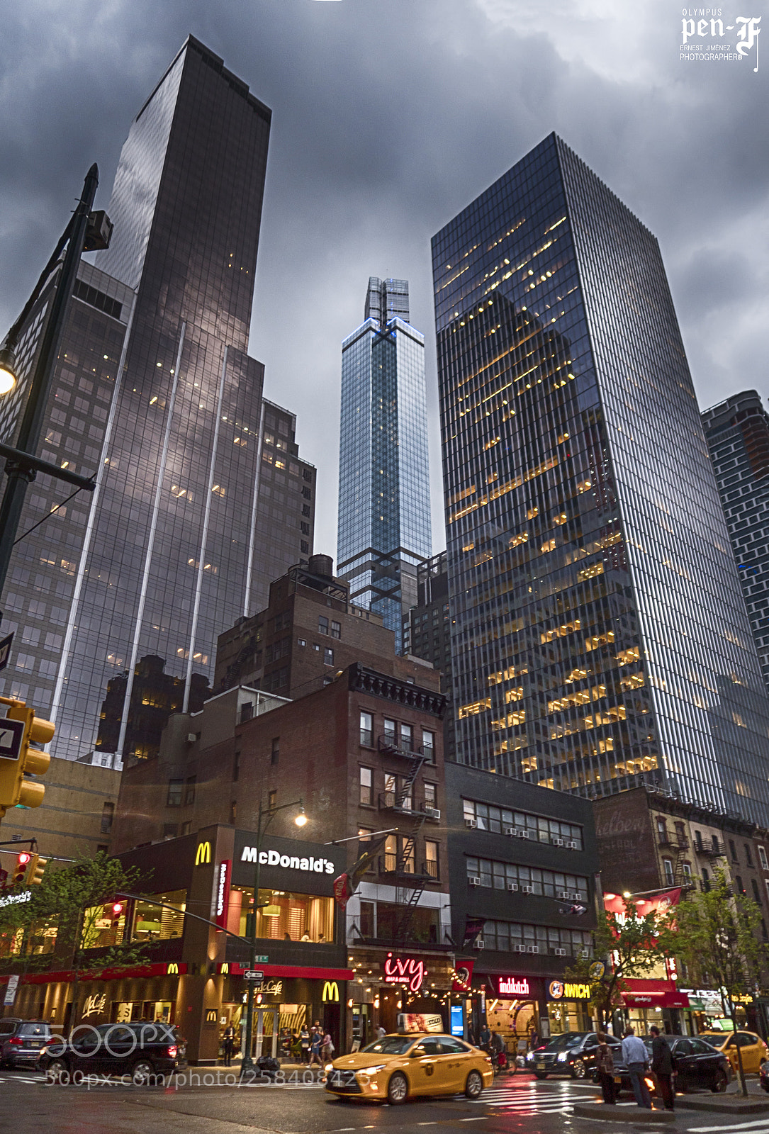 Olympus PEN-F sample photo. The high buildings of photography