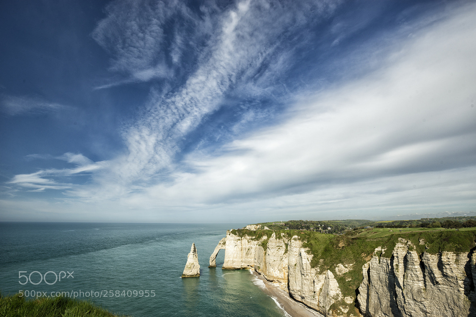 Sony a7 II sample photo. Le ciel d'etretat photography