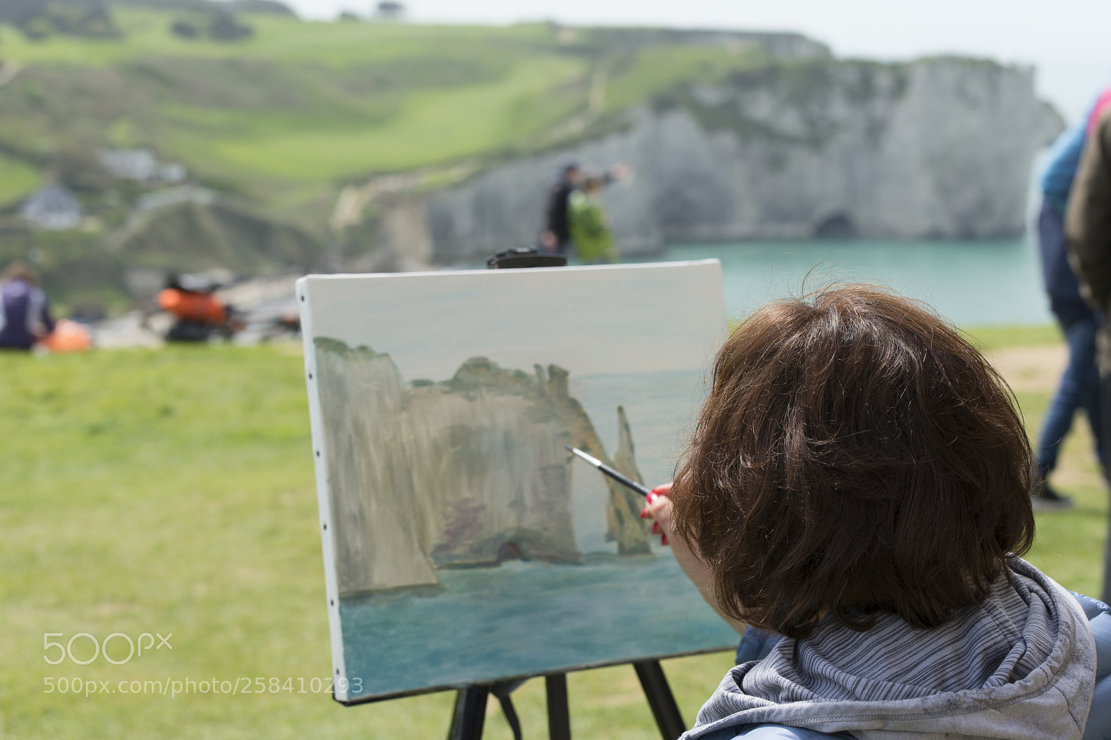 Sony a7 II sample photo. Peintre chez etretat photography