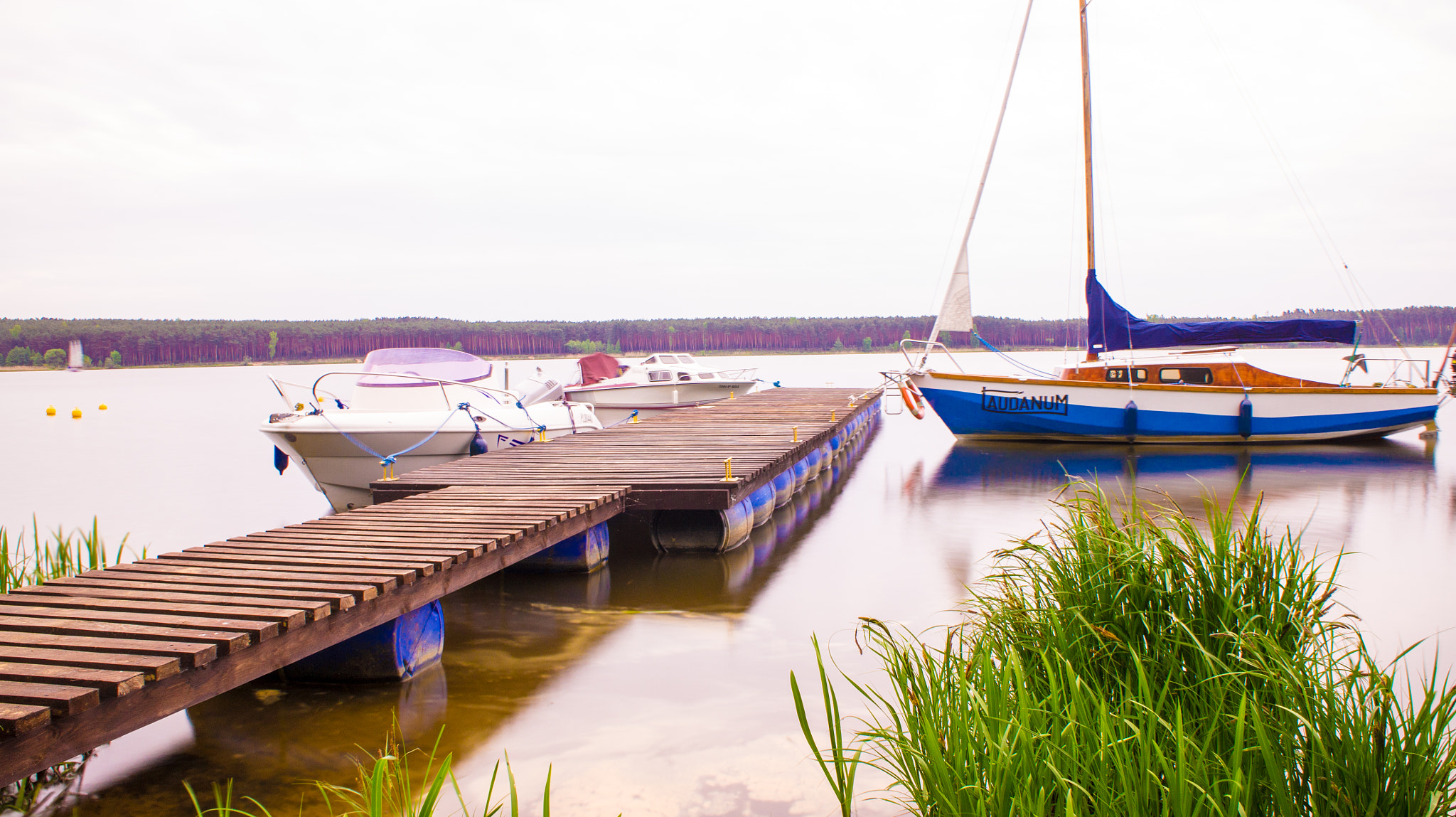 Sony Alpha NEX-5 sample photo. Port boat in lake friday may 18, 2018 ruciane nida photography