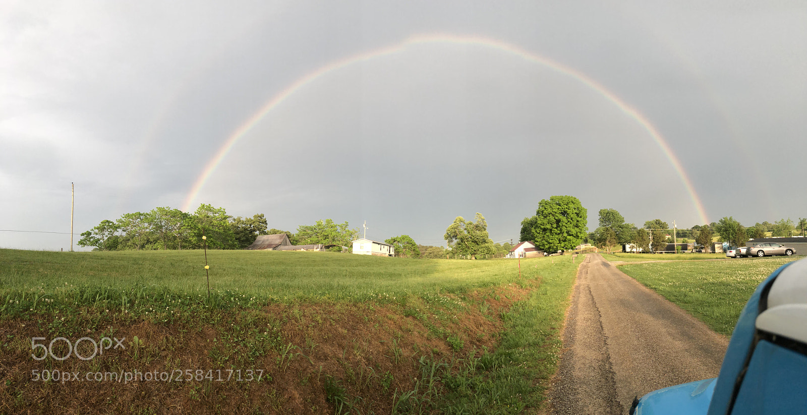 Apple iPhone X sample photo. Full double rainbow  photography