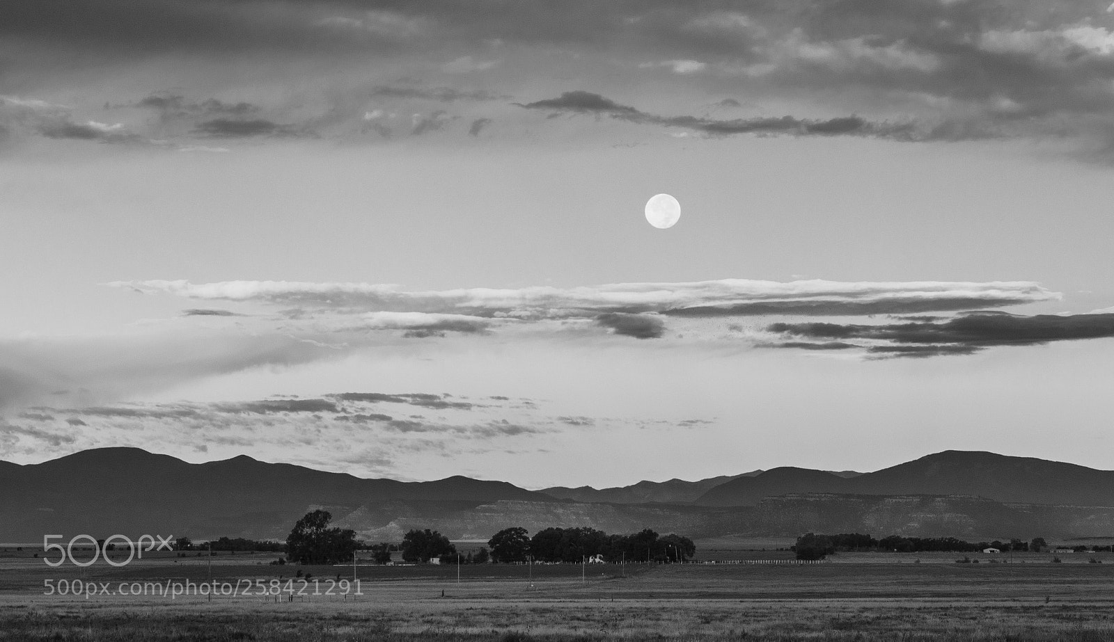 Nikon D5200 sample photo. Maxwell moonset bw photography