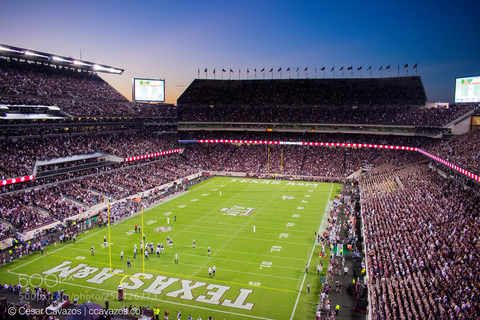 Nikon D3400 sample photo. College football photography