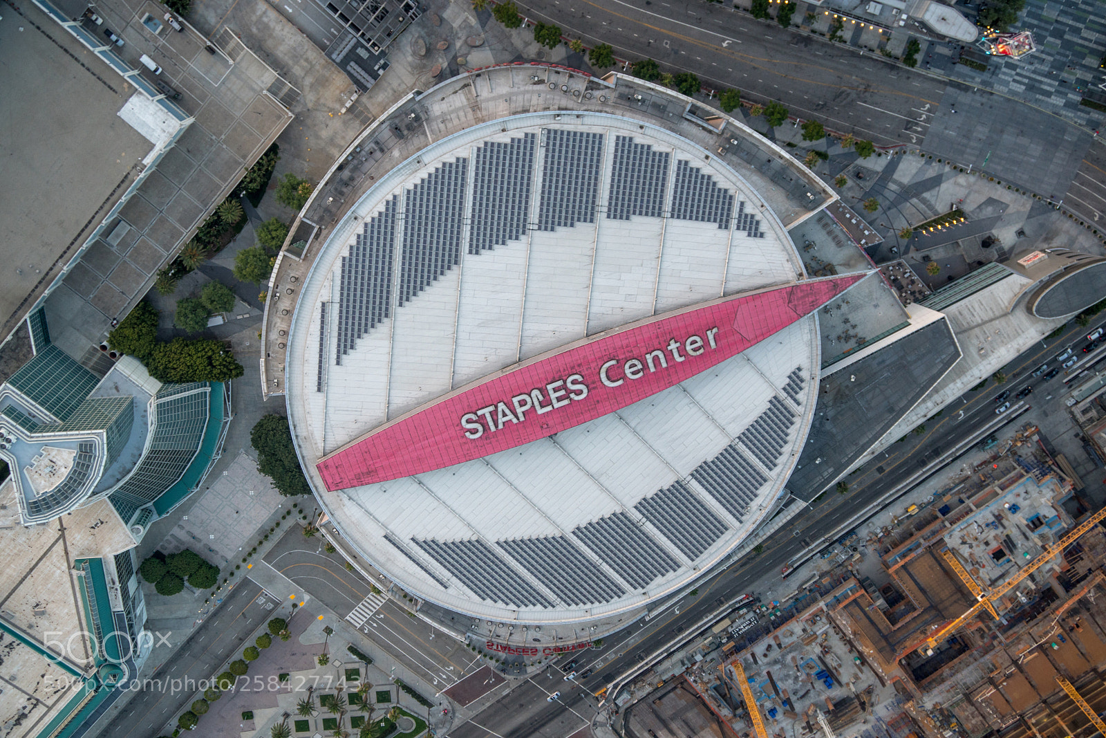 Sony a6500 sample photo. Staples center photography