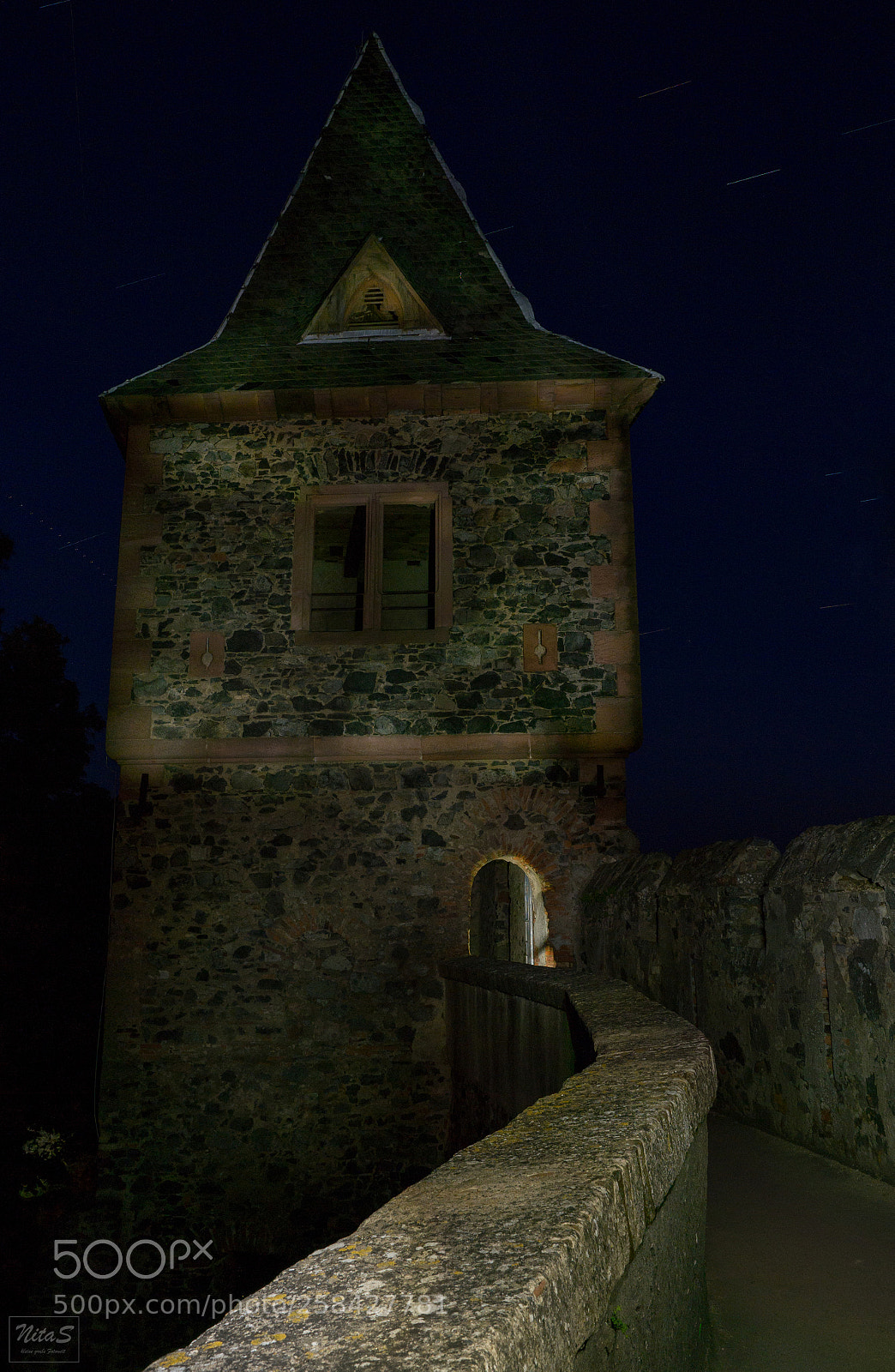Olympus OM-D E-M1 Mark II sample photo. Frankenstein's castle by night photography