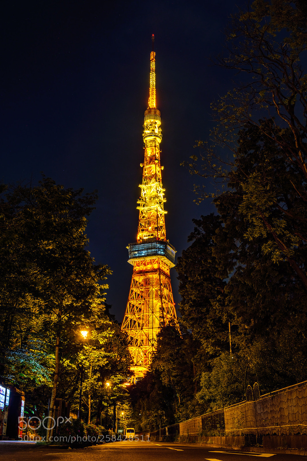 Panasonic Lumix DC-G9 sample photo. Tokyo tower night view photography