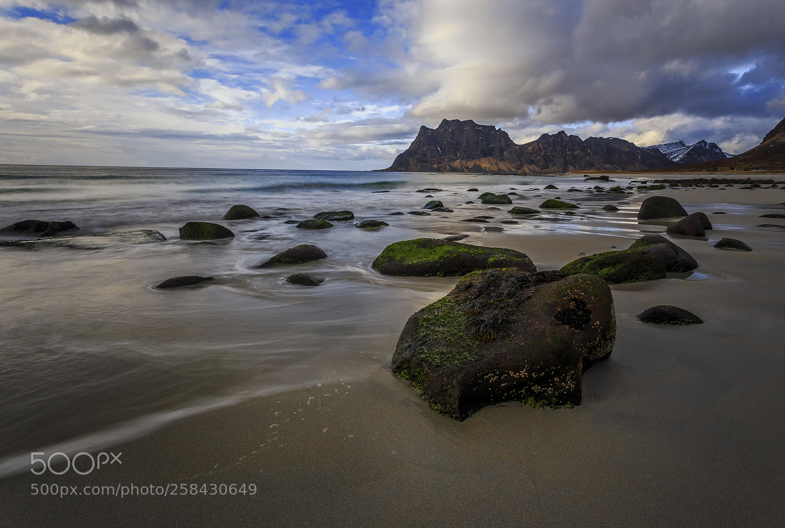 Canon EOS 6D sample photo. Haukland beach norway photography