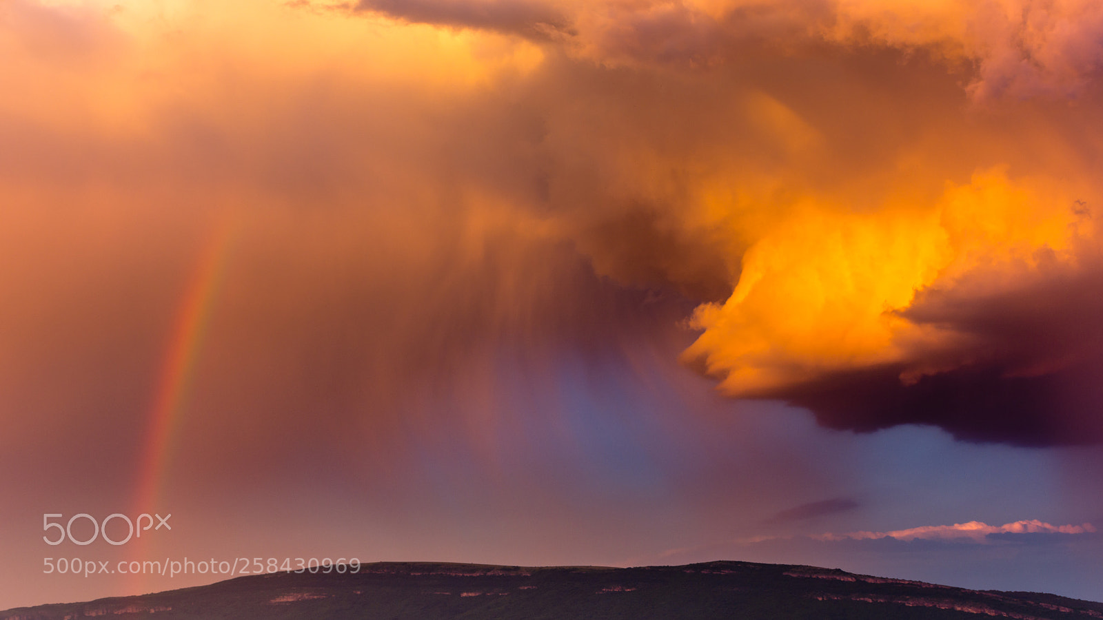 Nikon D7200 sample photo. Rainbow at sunset photography