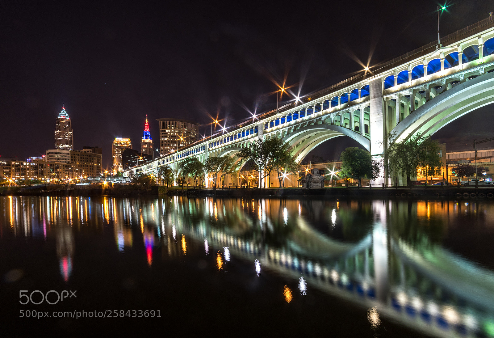 Nikon D7500 sample photo. The detroit ave bridge photography