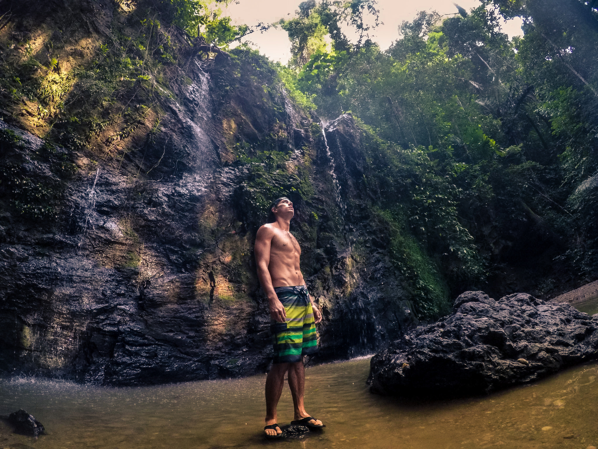 GoPro Hero5 Black sample photo. Ko lanta waterfall photography