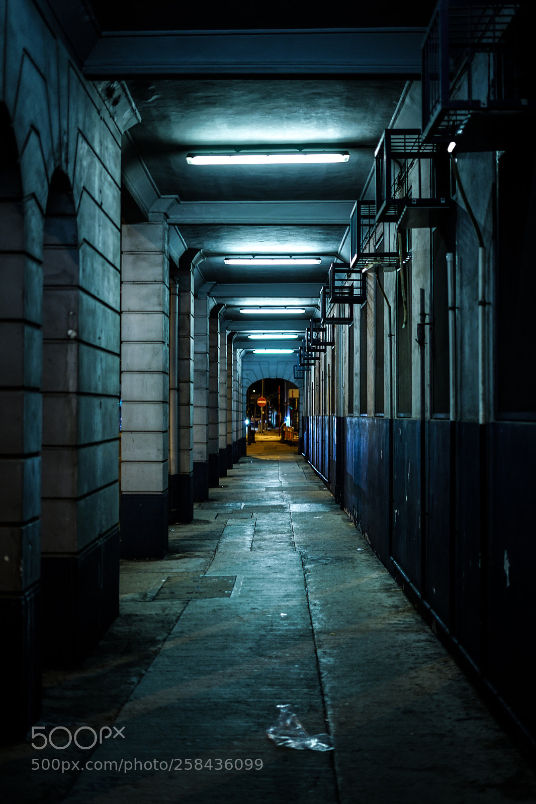 Sony a7 II sample photo. A gloomy tunnel to photography