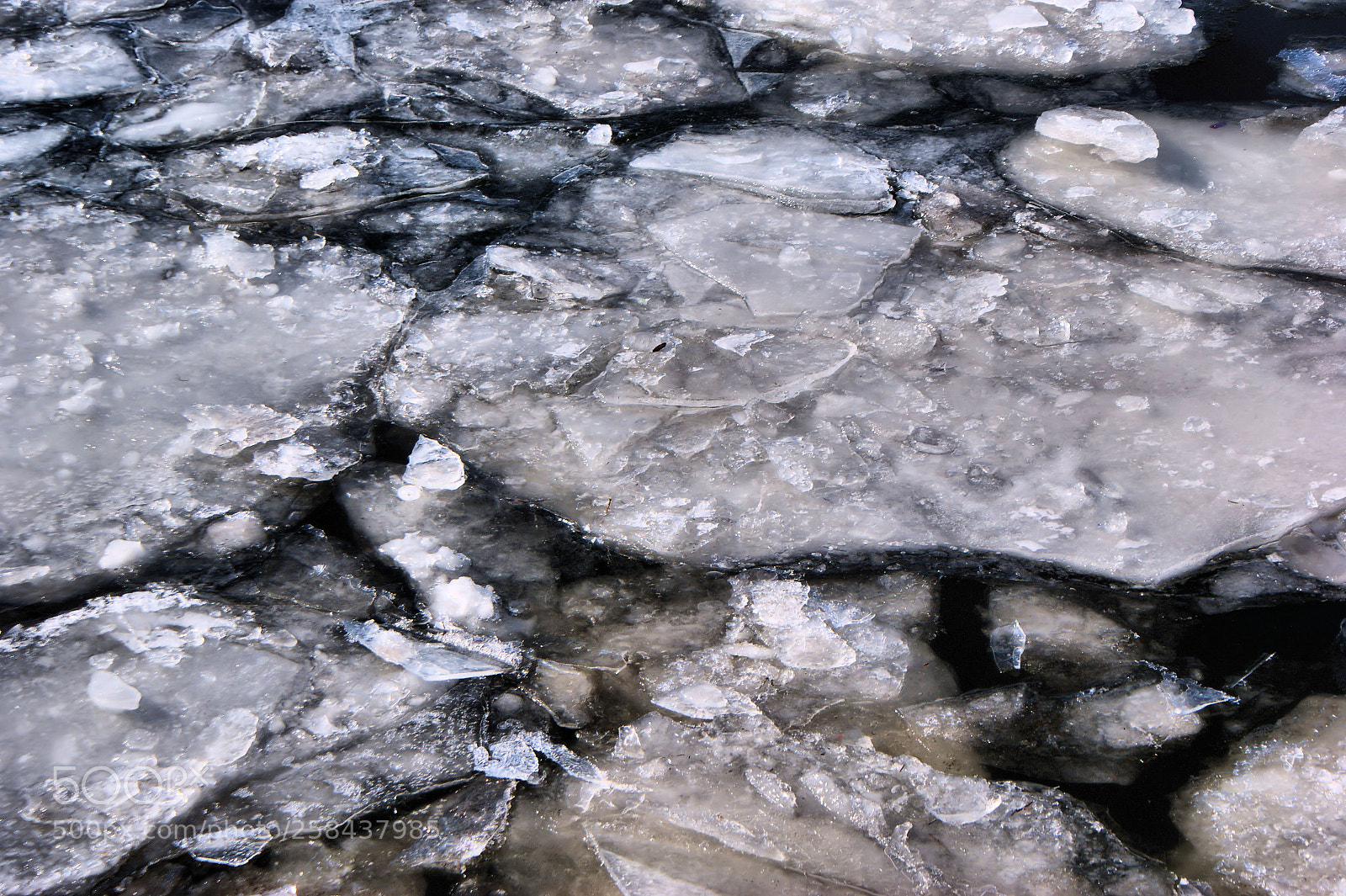 Sony Alpha DSLR-A350 sample photo. Icy delaware river photography