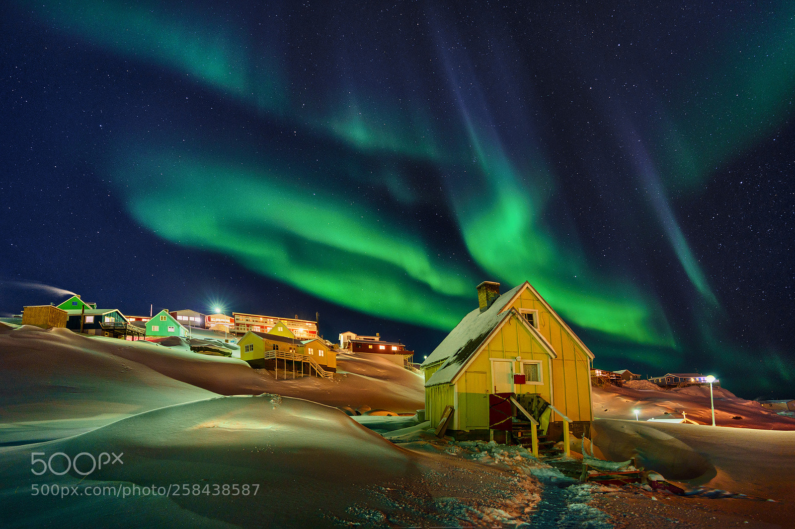 Sony a7R III sample photo. Greenland aurora photography
