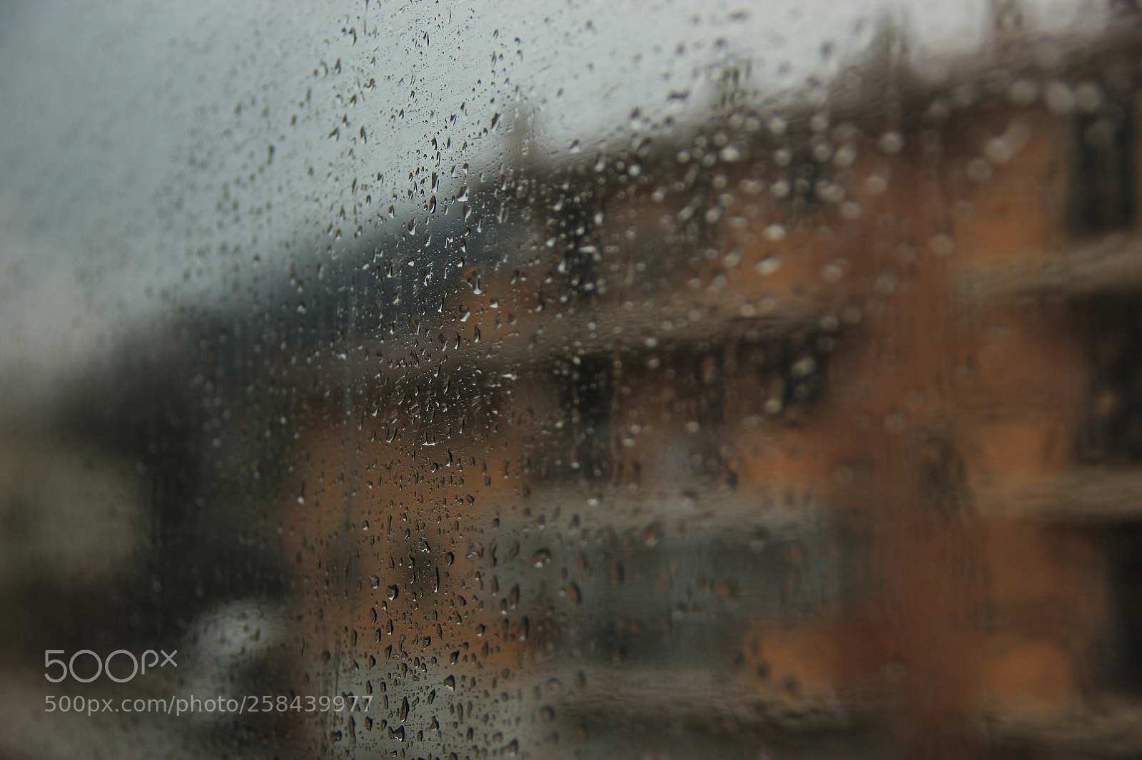 Canon EF-S 18-135mm F3.5-5.6 IS sample photo. Raindrops on a window photography