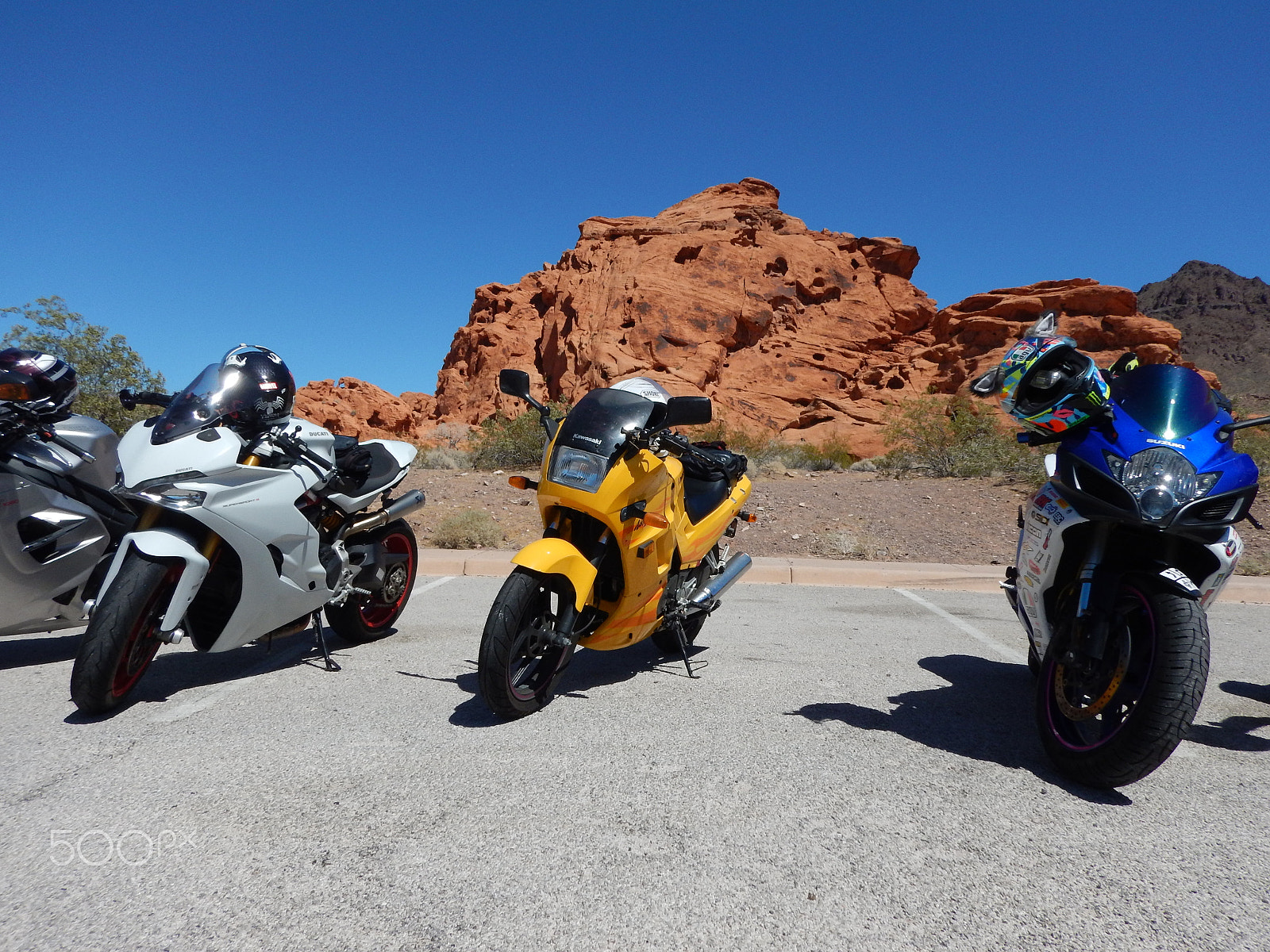 Nikon Coolpix AW120 sample photo. Bikes at lake mead national park photography