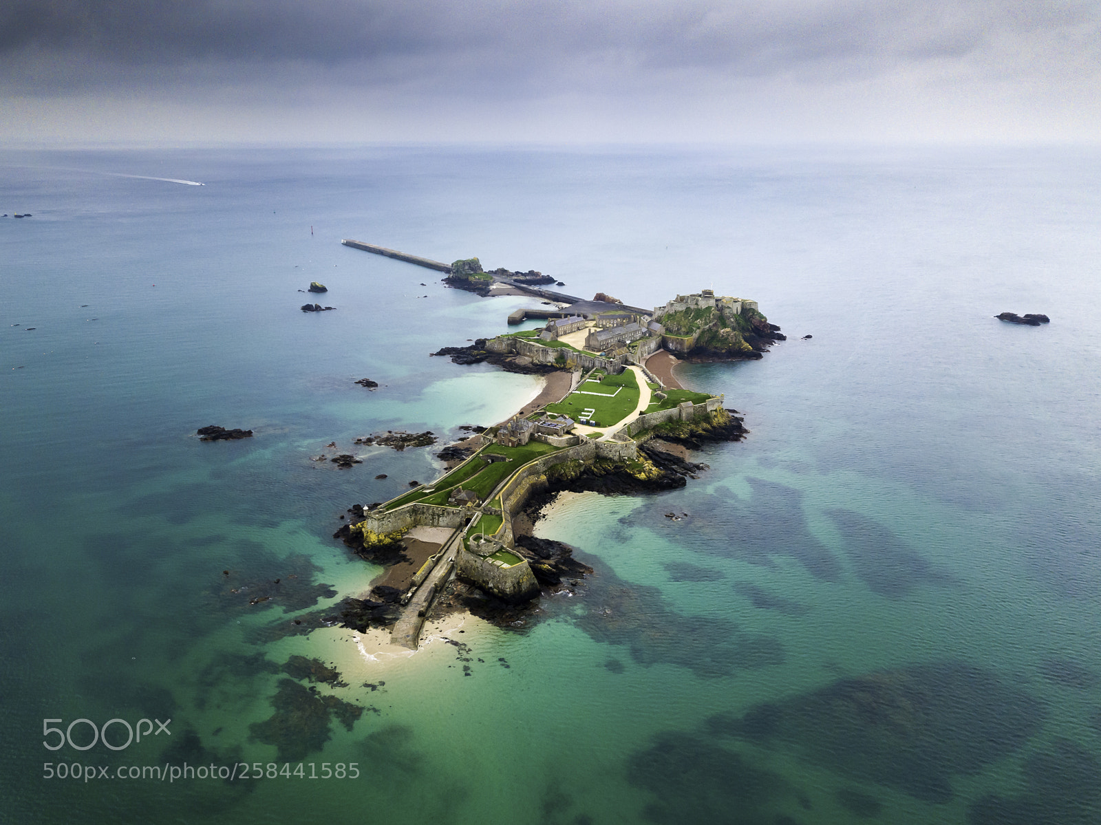DJI FC220 sample photo. Elizabeth castle jersey photography