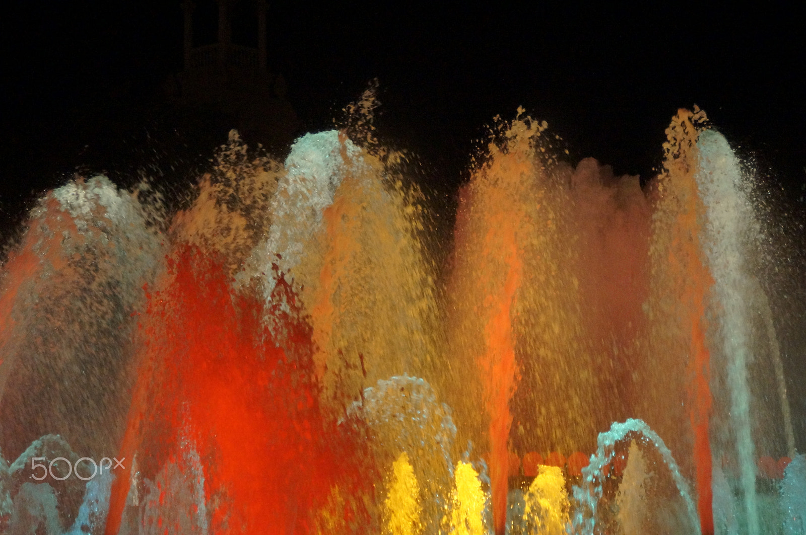 Sony SLT-A37 sample photo. Colored watergames photography