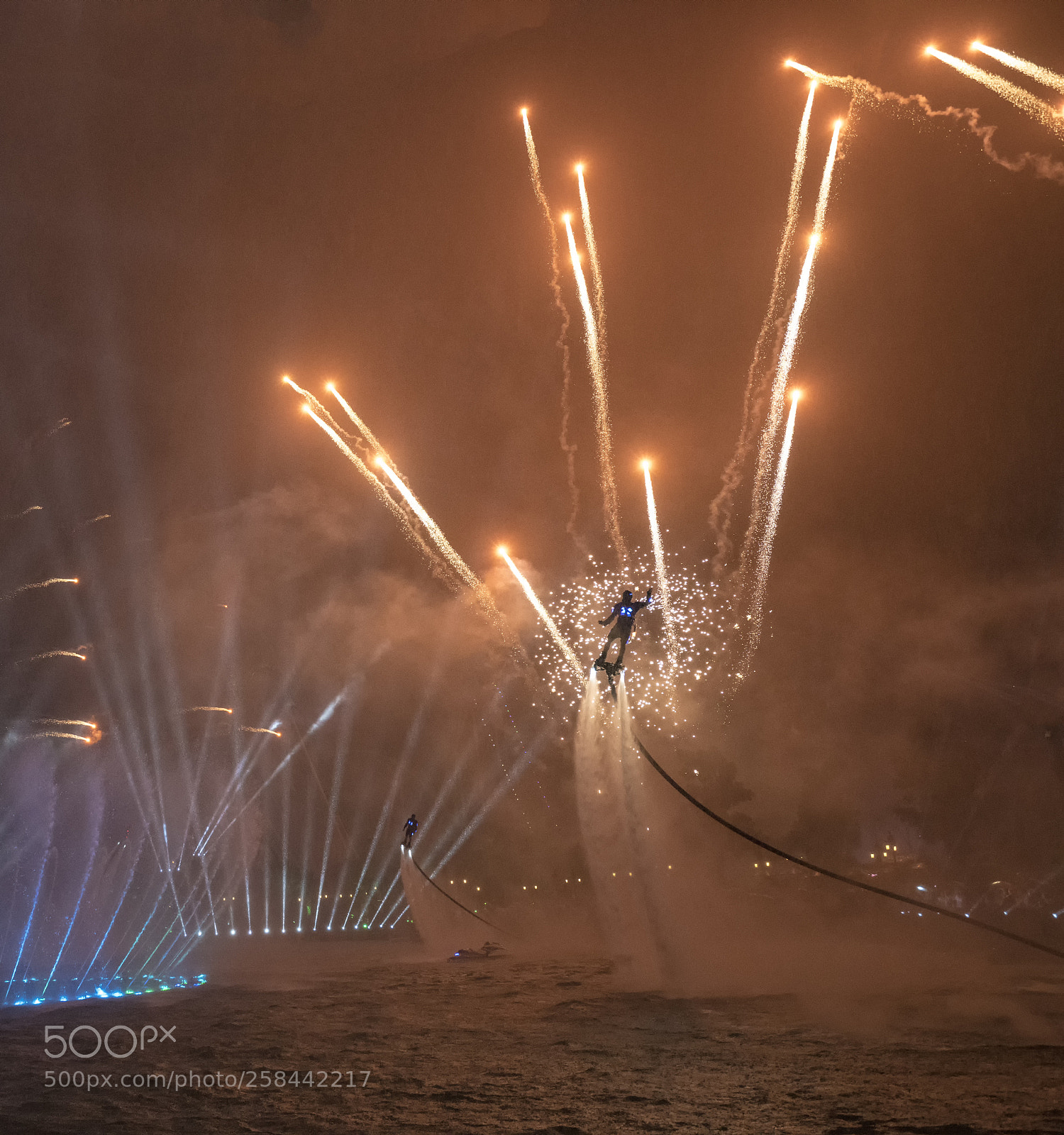 Sony a7R II sample photo. Fireworks w/tunmen. photography