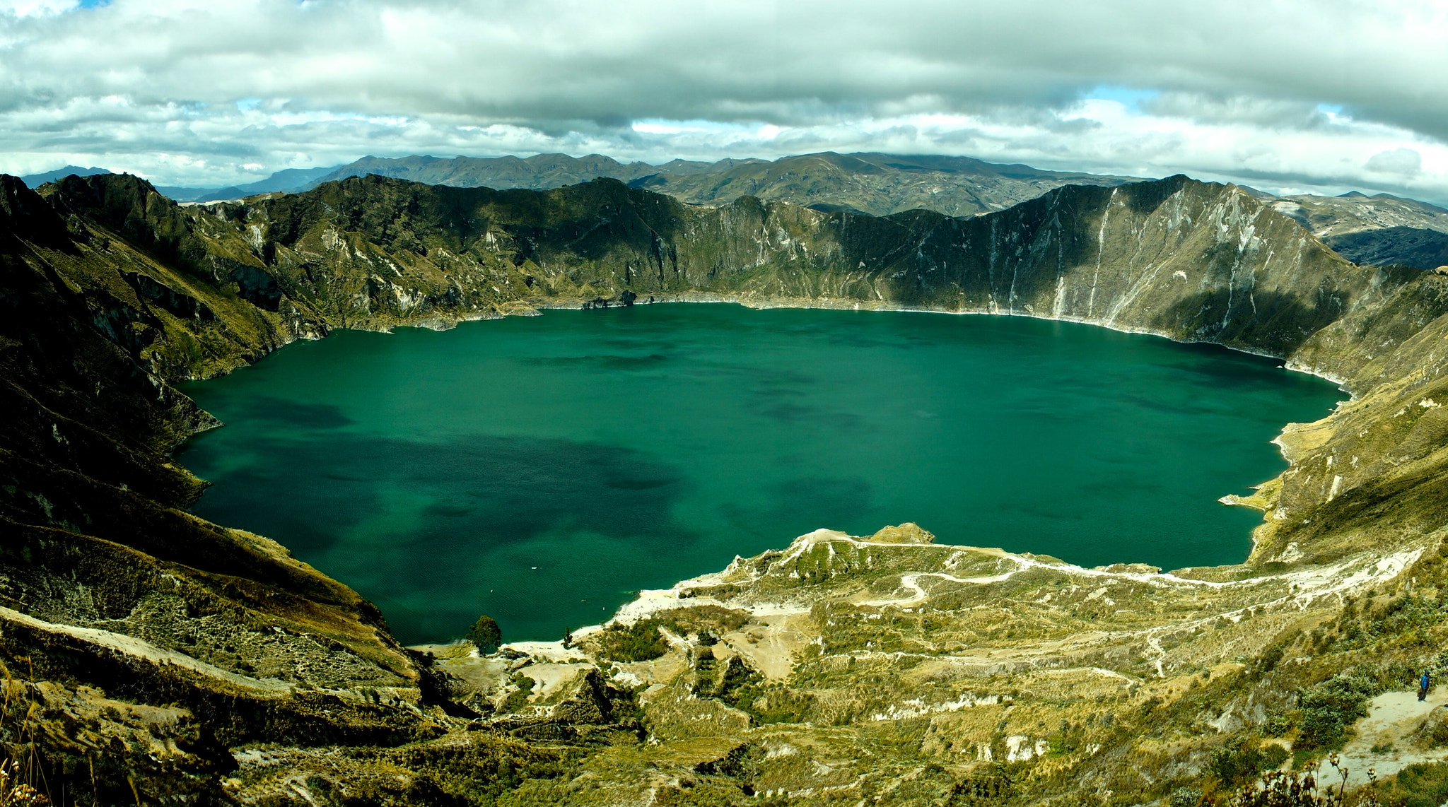 Sony Alpha NEX-5N sample photo. Quilotoa photography