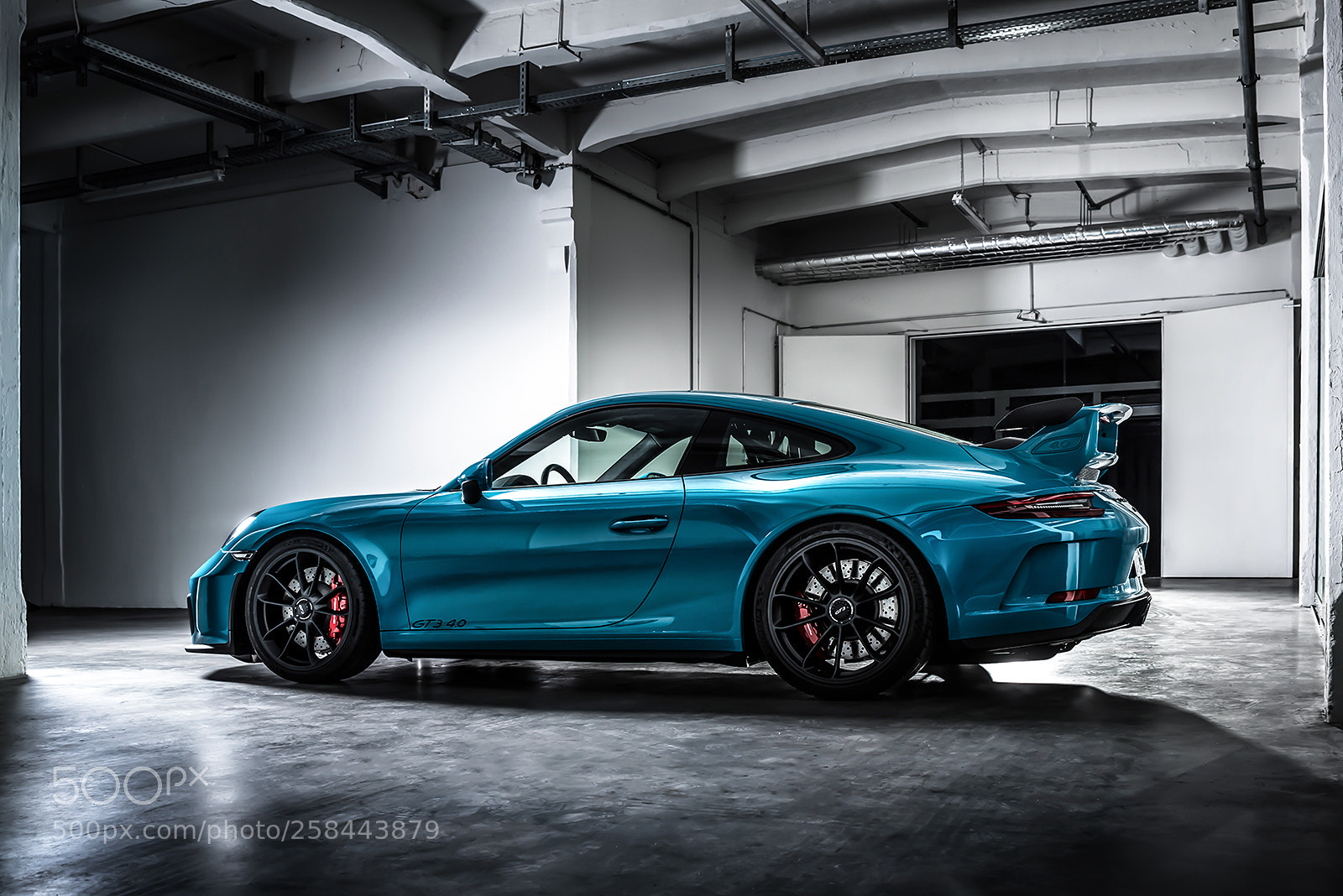 Nikon D610 sample photo. Porsche gt3 blue photography