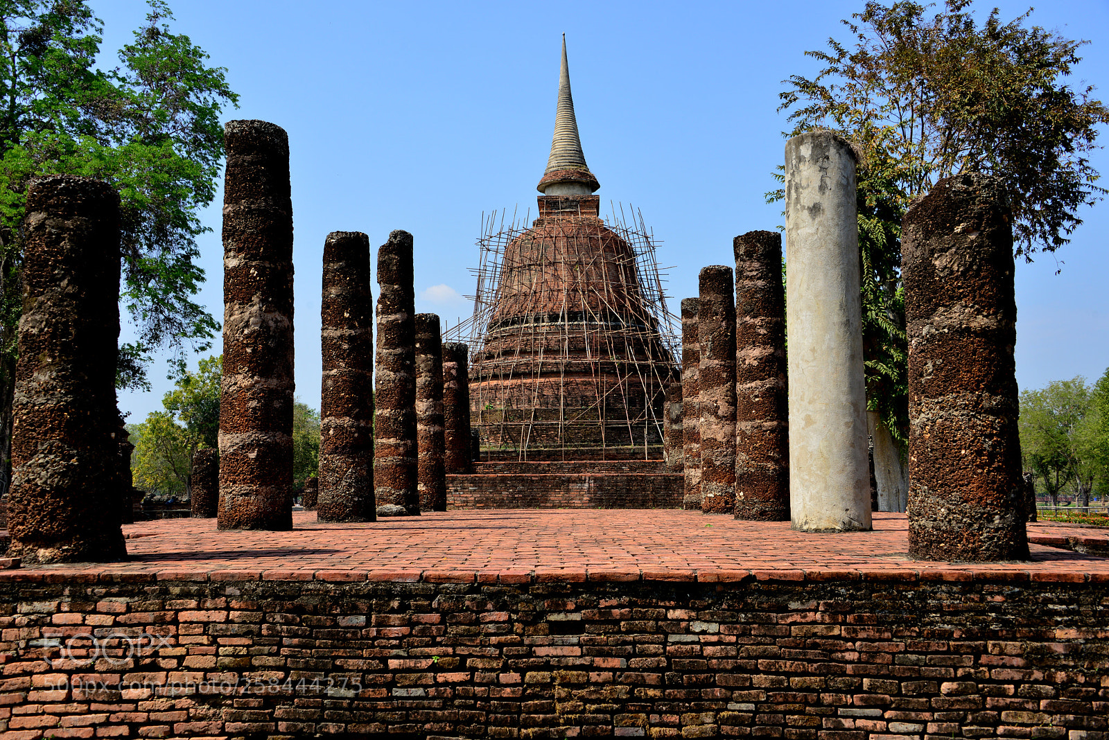 Nikon D800 sample photo. Wat chana song khram photography