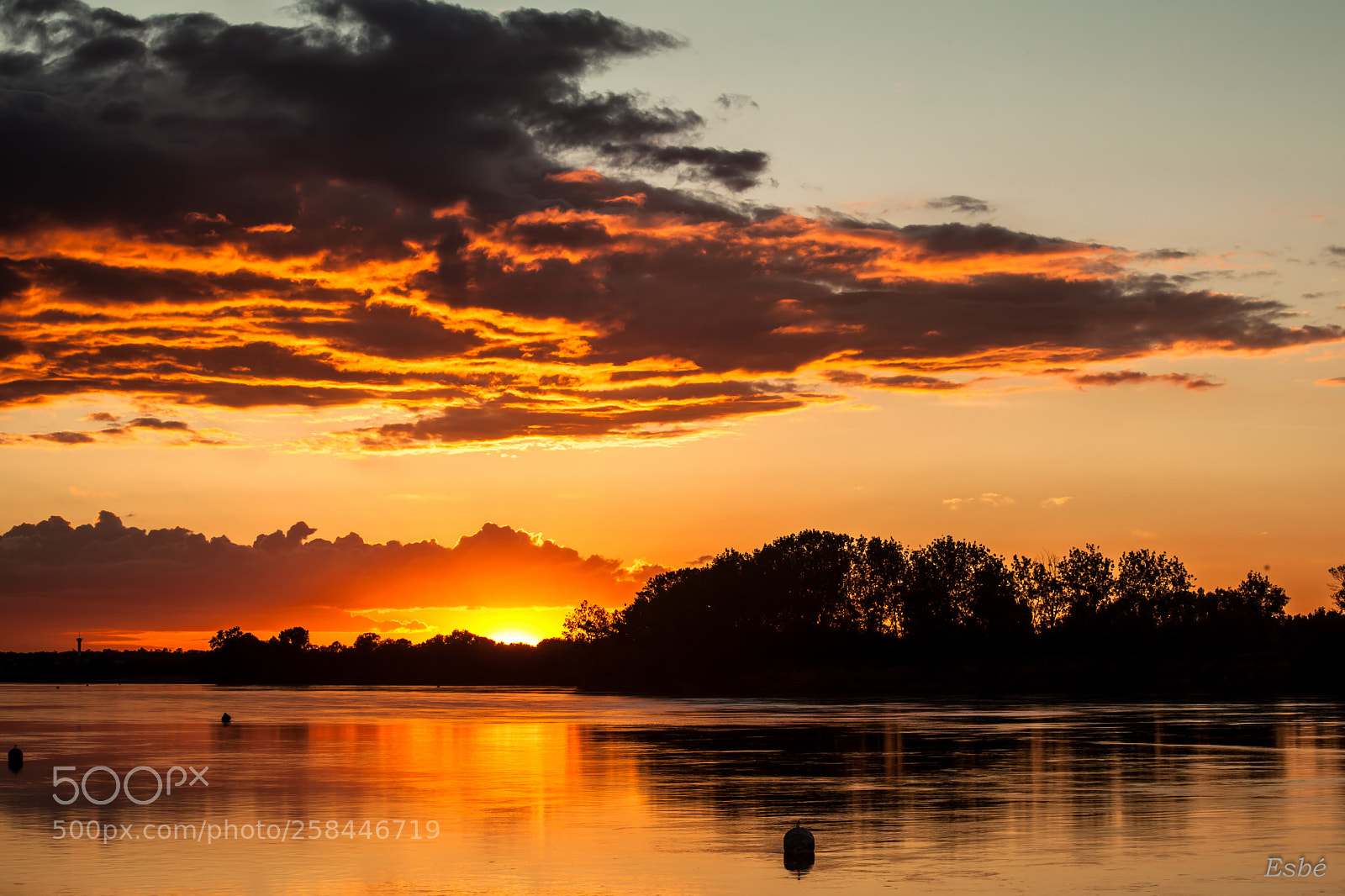 Canon EOS 5D Mark II sample photo. Burning sunset photography