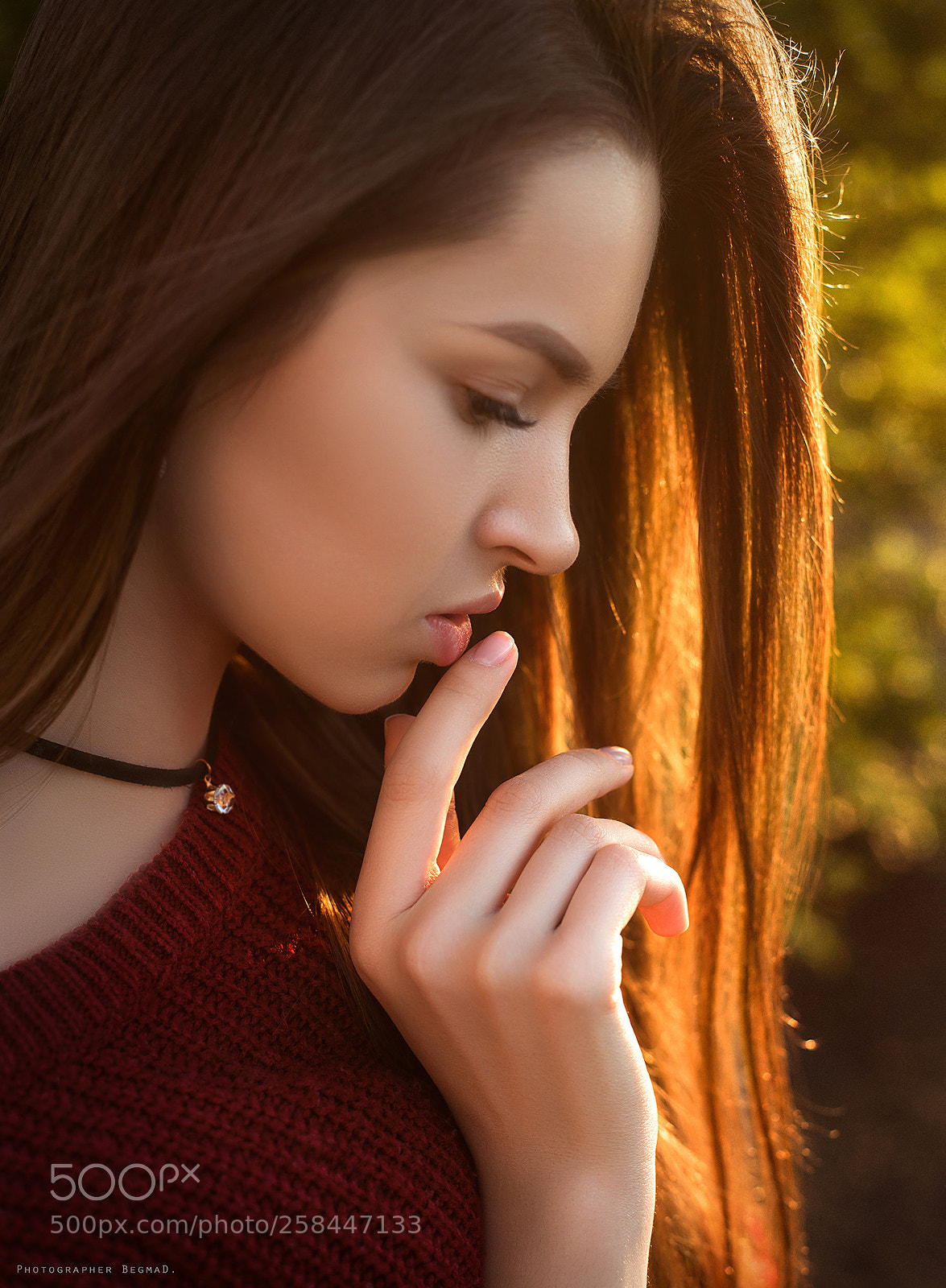 Nikon D610 sample photo. Sunset portrait photography