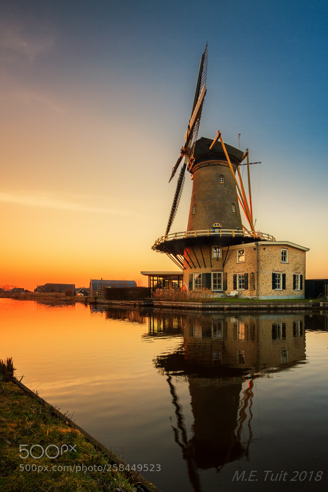 Canon EOS 7D sample photo. The windmill @ sunset photography