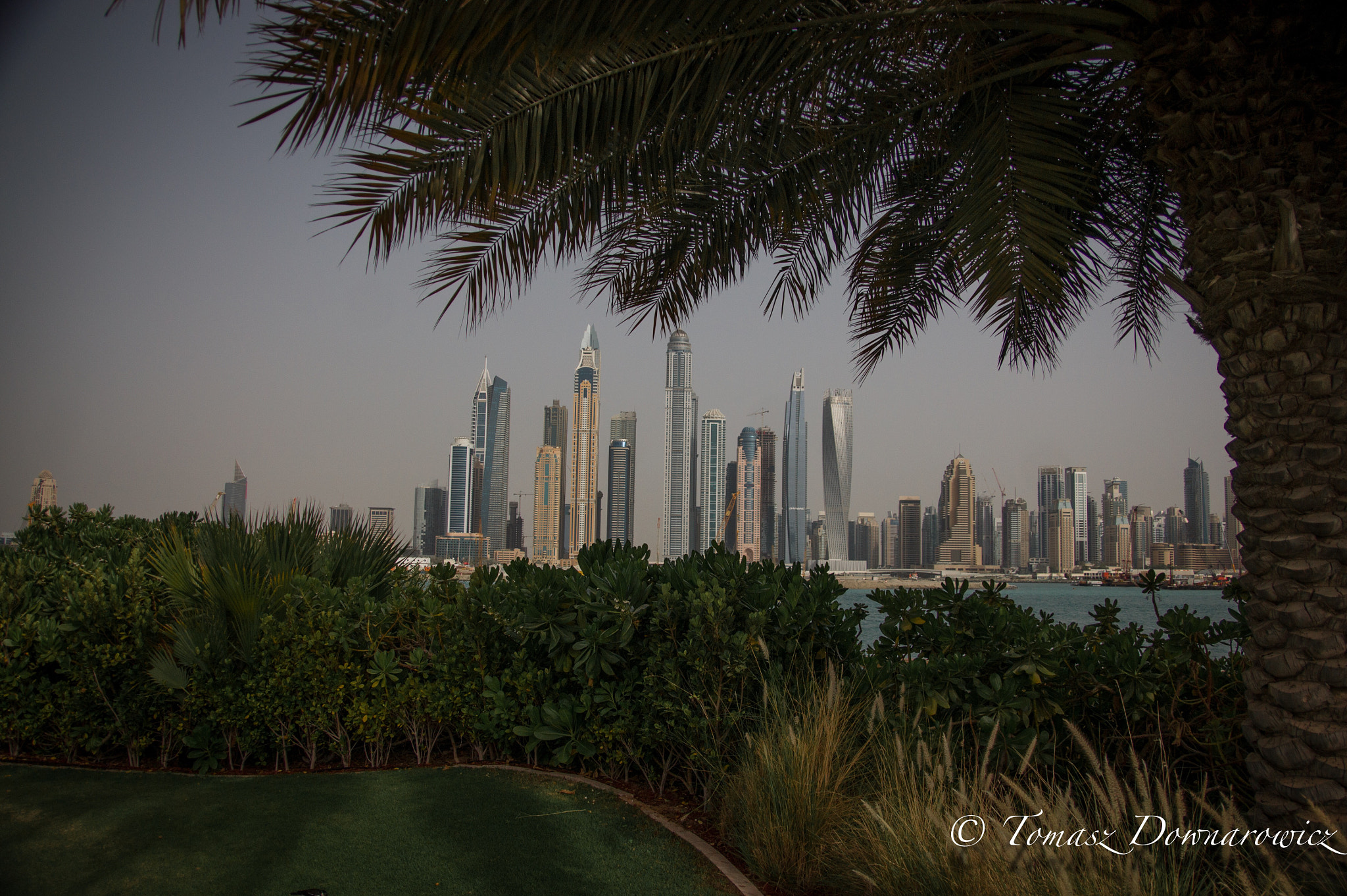 Sony Alpha DSLR-A550 sample photo. Dubai skyline photography