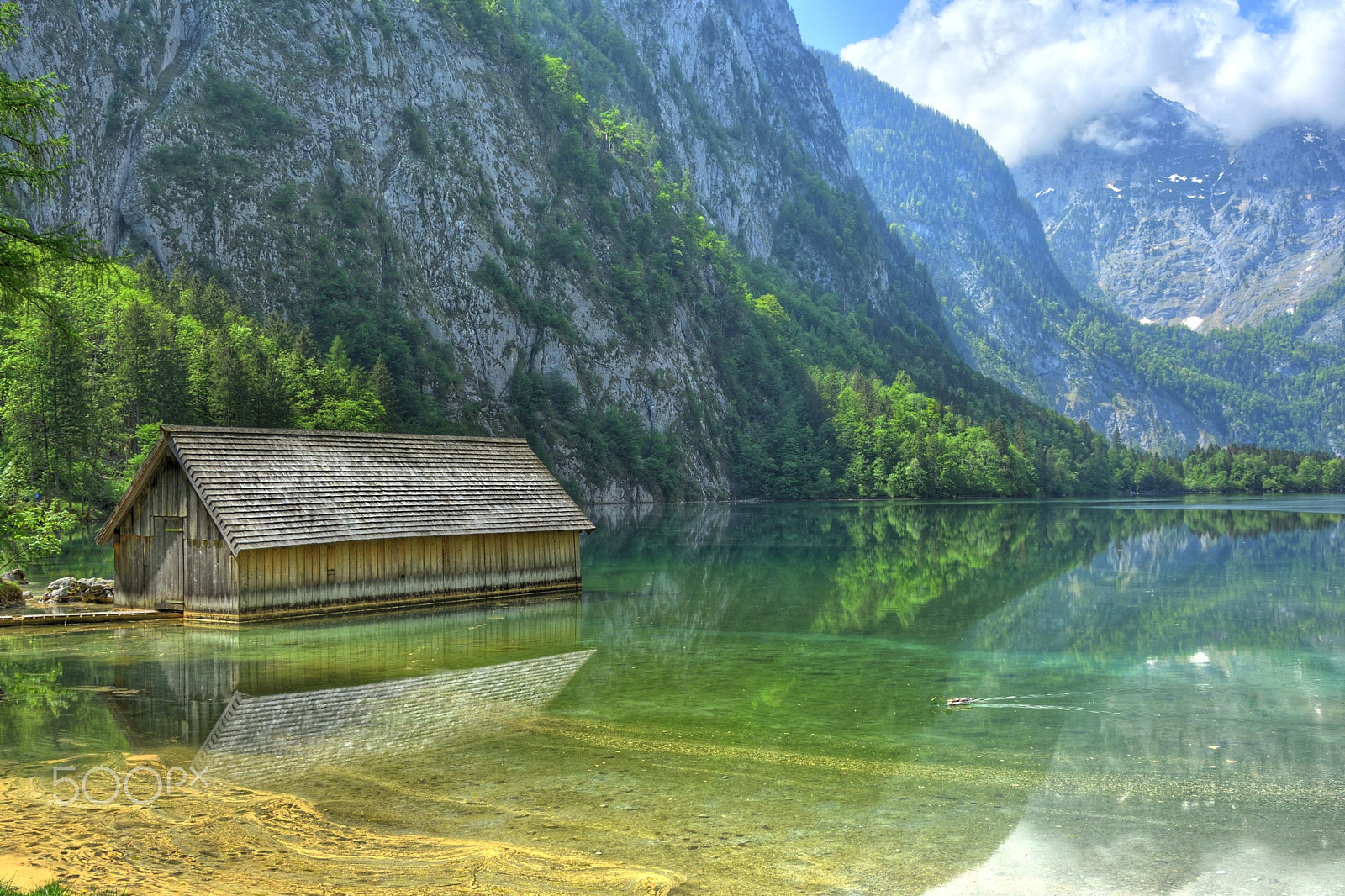 Nikon D5200 sample photo. Obersee, national park berchtesgaden photography