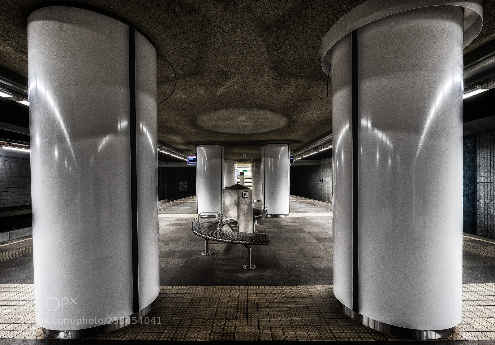 Sony a7 II sample photo. Subway architecture photography