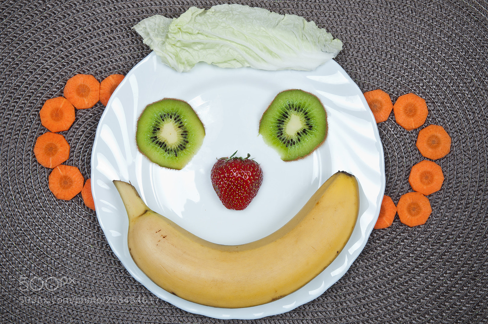Nikon D90 sample photo. Fun food. banana smile photography