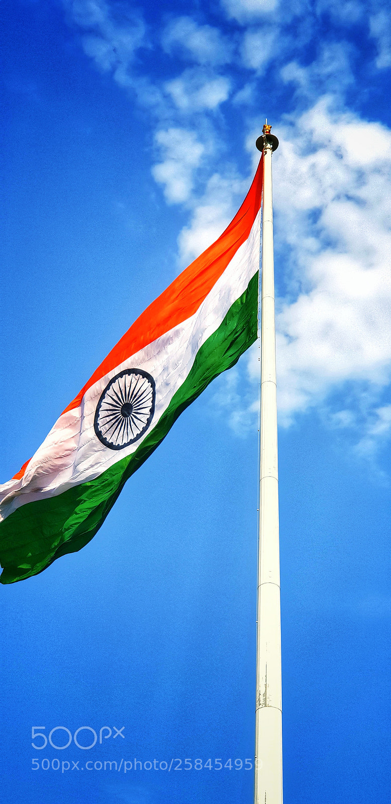 Samsung Galaxy S9+ sample photo. India flag photography