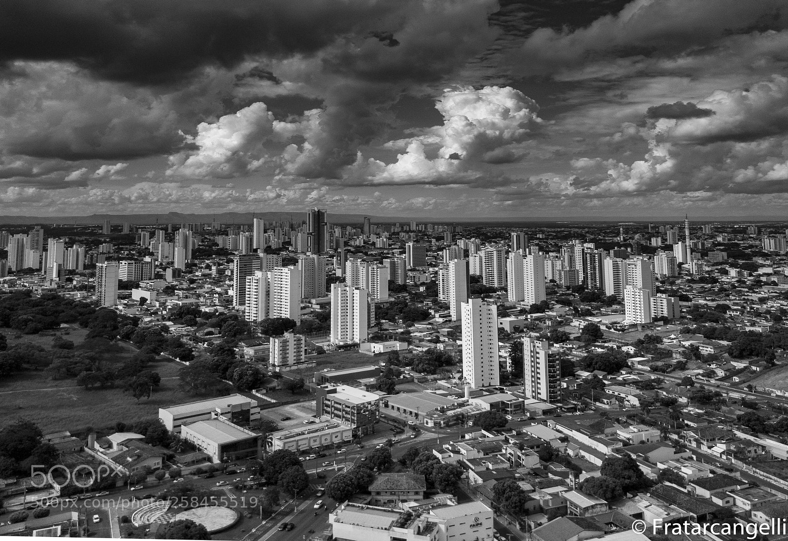 DJI FC220 sample photo. Black city photography