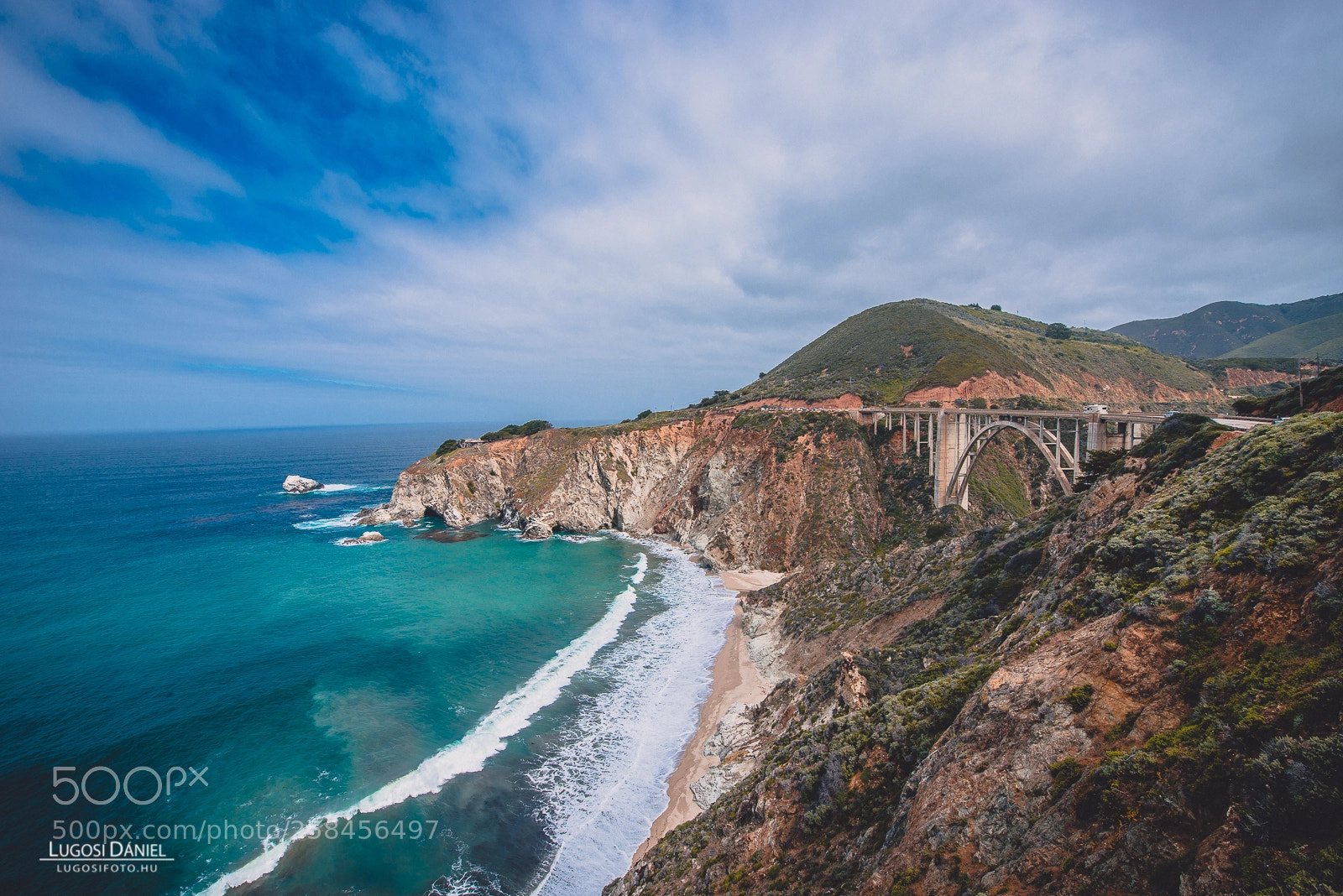 Nikon D610 sample photo. Bixby creek bridge photography