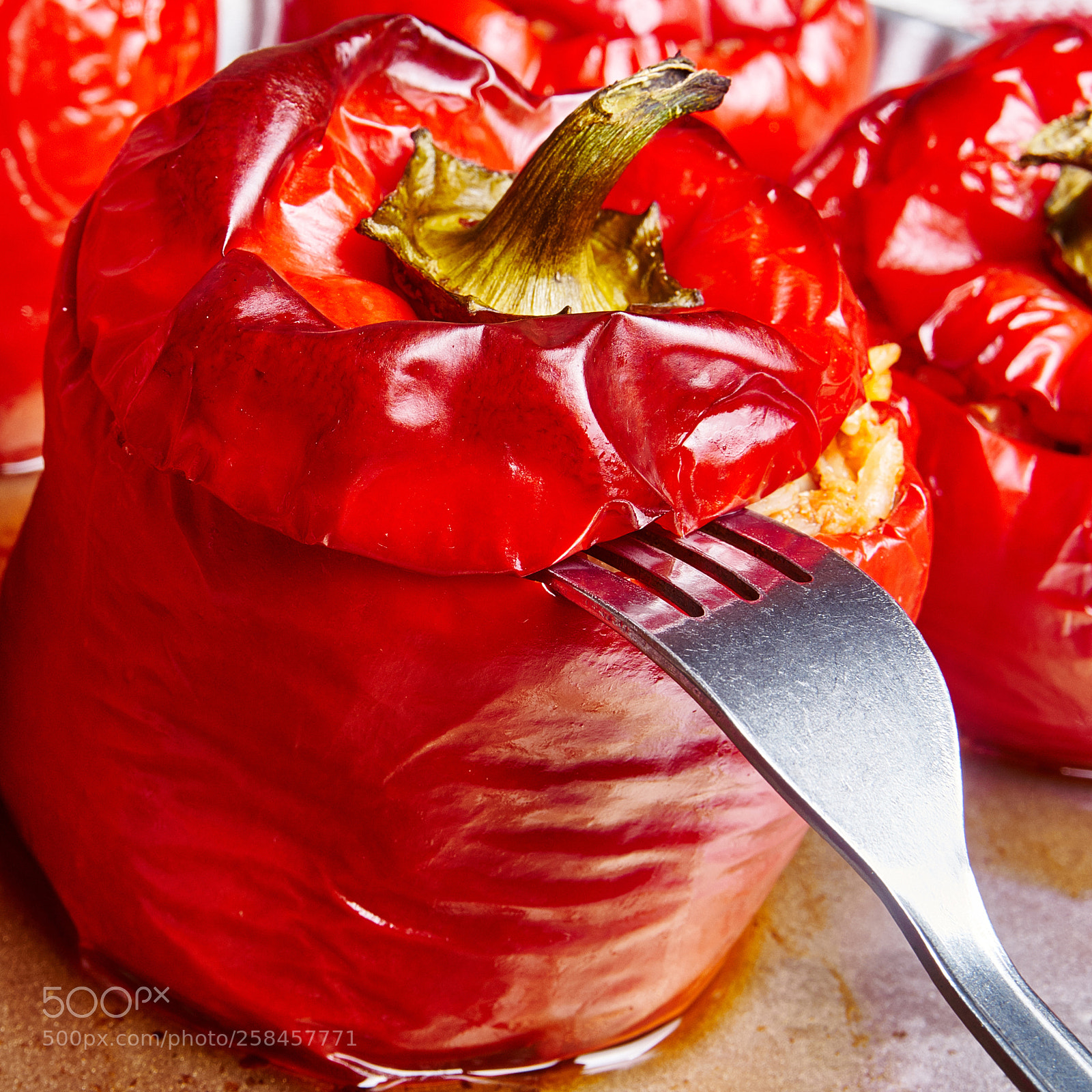 Nikon D90 sample photo. Stuffed peppers with rice photography