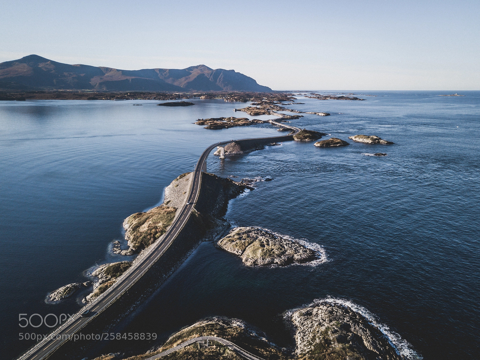 DJI FC220 sample photo. Norway, atlantic ocean road photography