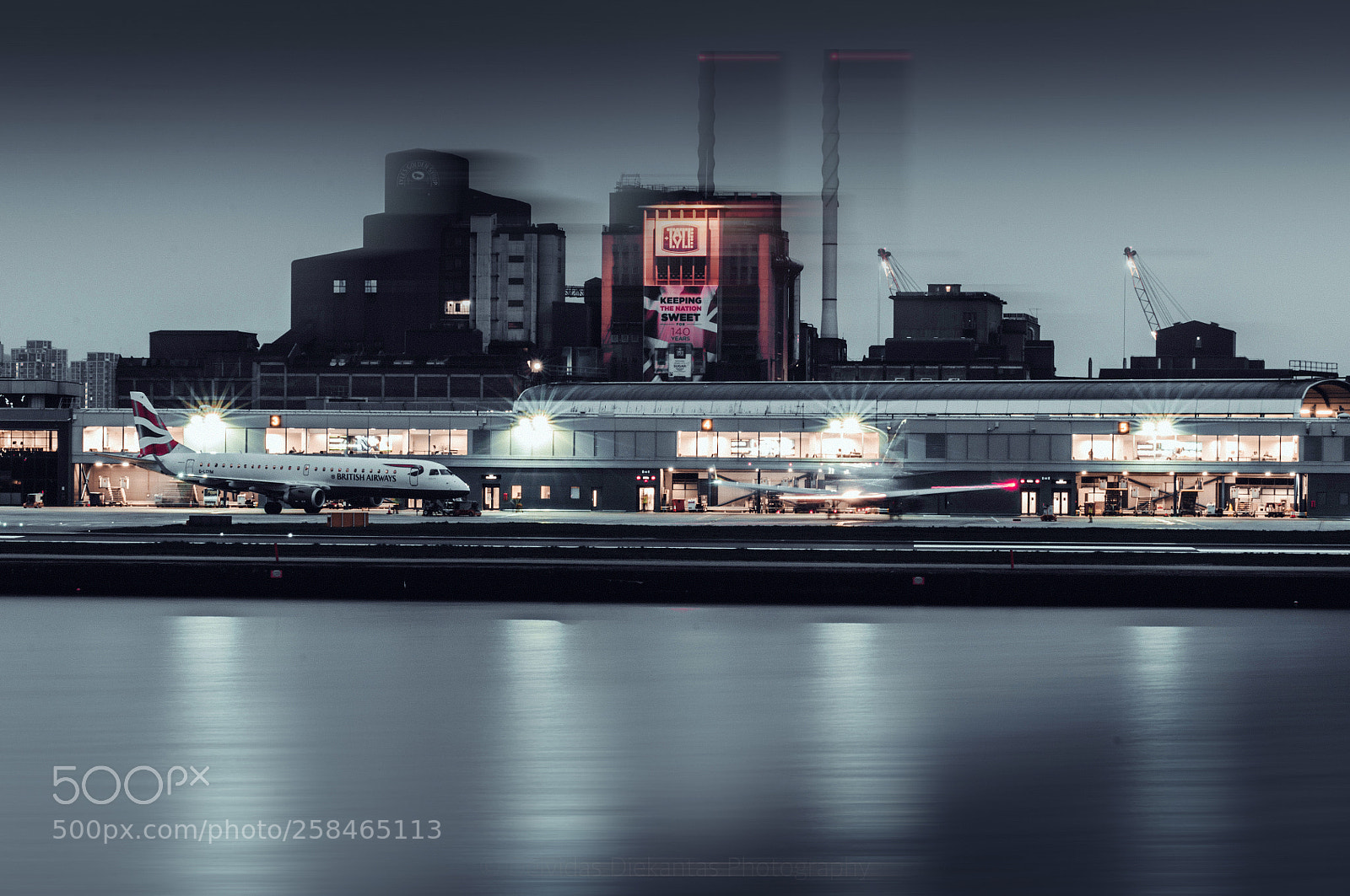 Nikon D90 sample photo. London city airport photography