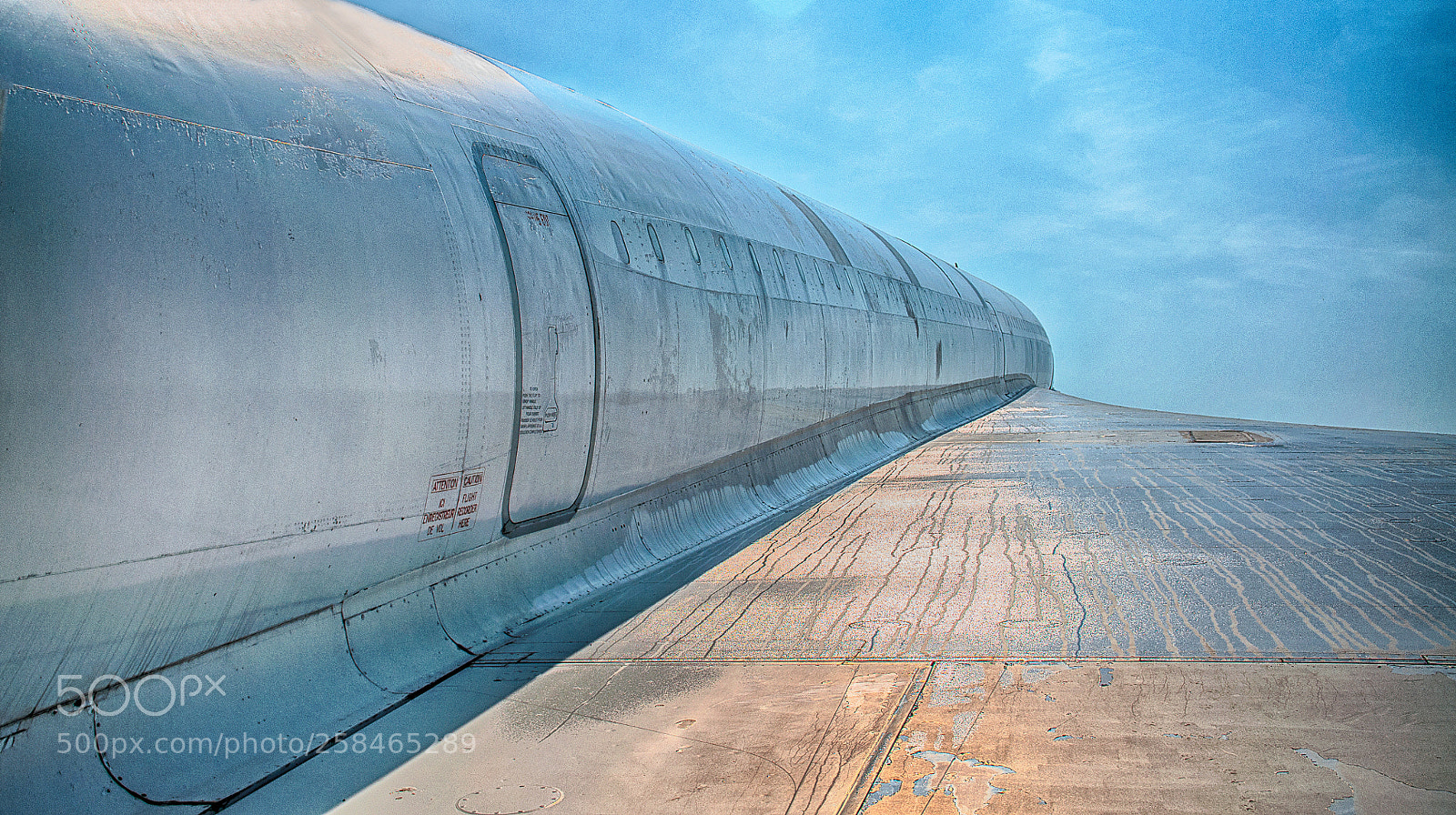 Nikon D90 sample photo. Wing of concorde photography