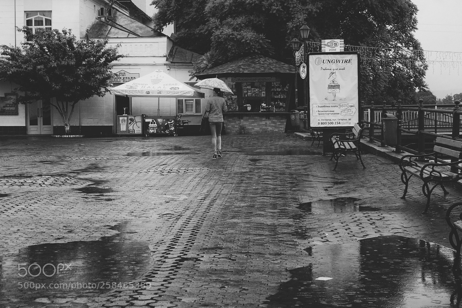 Fujifilm X10 sample photo. Rainy day photography