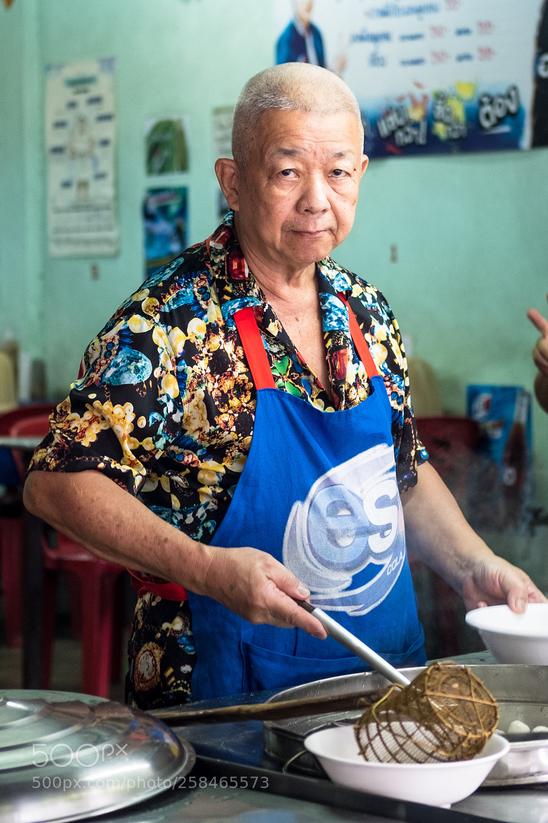 Fujifilm X-T20 sample photo. Bkk streetchef photography